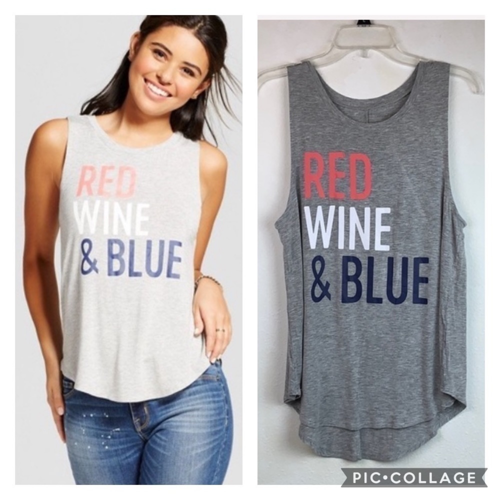 NEW Grayson Threads wine lovers graphic tank top L